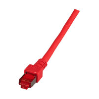 EFB RJ45 Patchkabel S/FTP Cat.6A LSZH 0.15m rot