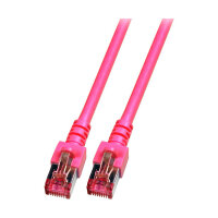 EFB RJ45 Patchkabel S/FTP Cat.6 LSZH 0.50m magenta