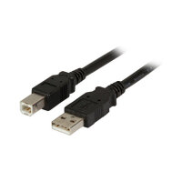 EFB USB2.0 Anschlusskabel A-B,St.-St.,5m,schwarz,Premium