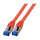 EFB RJ45 Patchk. S/FTP Cat.6A Cat7 TPE superflex 0.25m rot