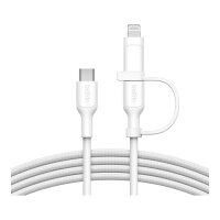 Belkin BOOST CHARGE 2-in-1 Kabel USB-C/Lig.1,5m ws.CAC003hq1.5MWH