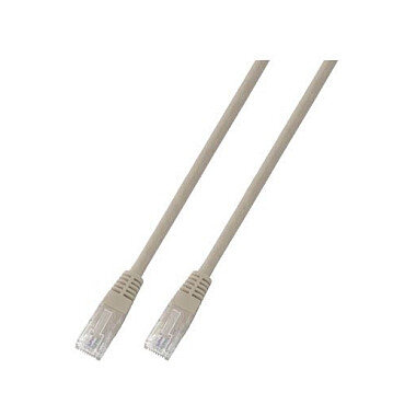 EFB RJ45 Patchkabel U/UTP, Cat.6, PVC, CCA, 3m, grau