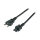 EFB Netzkabel Schweiz Typ 12 - C5 180°,sw,1.8m,3x0.75mm
