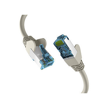 EFB RJ45 Patchkabel mit Cat7 Rohkabel 0.15m grau