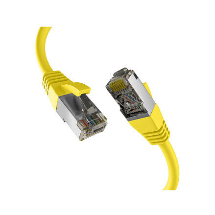 EFB RJ45 Patchkabel S/FTP PIMF Cat8.1 10.00m gelb