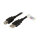 EFB USB2.0 Anschlusskabel A-B,St.-St.,1m,schwarz,Premium