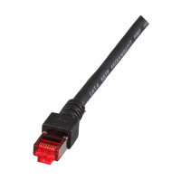 EFB RJ45 Patchkabel S/FTP Cat.6A LSZH 0.15m schwarz