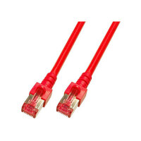 EFB RJ45 Patchkabel S/FTP Cat.6 LSZH 0.25m rot