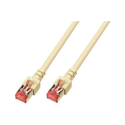 EFB RJ45 Patchkabel S/FTP Cat.6 LSZH 7.50m grau