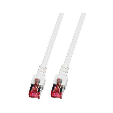 EFB RJ45 Patchkabel S/FTP Cat.6 LSZH 10.00m weiß