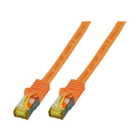 EFB RJ45 Patchk. S/FTP Cat.6A LSZH Cat.7 Rohk. 1.00m orange