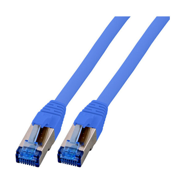 EFB RJ45 Patchk. S/FTP Cat.6A Cat7 TPE superflex 3.00m blau