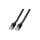 EFB RJ45 Flachpatchkabel U/UTP, Cat.6A, PVC,2.0m, schwarz