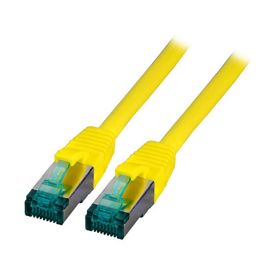 EFB RJ45 Patchkabel S/FTP, Cat.6A, LSZH, 7.5m, gelb