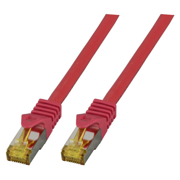 EFB RJ45 Patchkabel S/FTP Cat.6A LSZH Cat.7 Rohk. 1.50m rot