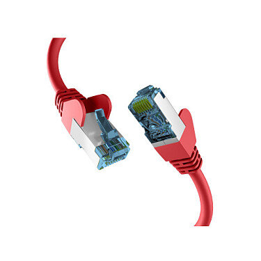 EFB RJ45 Patchkabel mit Cat7 Rohkabel 15.00m rot
