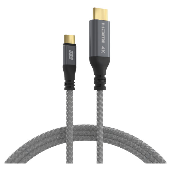 EFB USB-C auf HDMI Kabel 4K30Hz 1,8m grau