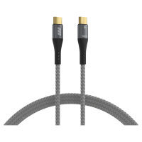 EFB USB-C Kabel 100W PD 3.0 5A E-Marker Chip 1m grau
