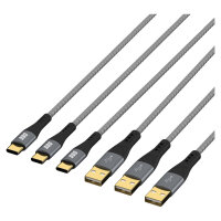 EFB USB-A auf USB-C Kabelset 60W QC 3A 3x2m