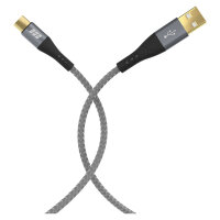 EFB USB-A auf USB-C Kabelset 60W QC 3A 0,5+1+2+3m grau
