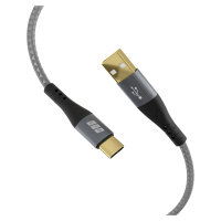 EFB USB-A auf USB-C Kabel 60W QC 3A 1m grau