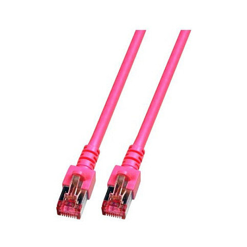 EFB RJ45 Patchkabel S/FTP Cat.6 LSZH 0.25m magenta
