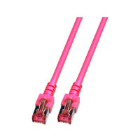EFB RJ45 Patchkabel S/FTP Cat.6 LSZH 0.25m magenta