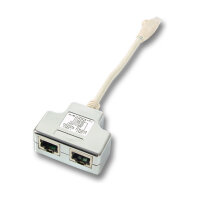 EFB T-Adapter Cat.6 2 x 10/100BaseT für Cablesharing
