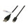 EFB USB2.0 Anschlusskabel A-C,St.-St.,0.5m,schwarz,Premium