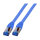 EFB RJ45 Patchk. S/FTP Cat.6A Cat7 TPE superflex 0.15m blau