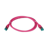 EFB RJ45 Patchk. S/FTP Cat.6A LSZH Cat.7 Rohk. 2.00m magent