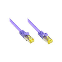 Good Connections Patchkabel m. Cat.7 Rohk. violett 1m