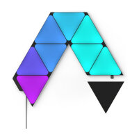 Nanoleaf Shapes Triangles Ultra Black, Starter Kit, 9er-Pack