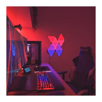 Nanoleaf Shapes Triangles Ultra Black, Starter Kit, 9er-Pack