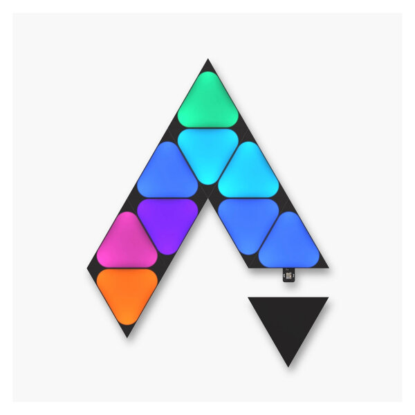 Nanoleaf Shapes Mini Triangles Ultra Black Expansion 10 PK