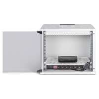 DIGITUS 19" Netzwerk-Set 9HE Wandgehuse und Zubehr grau
