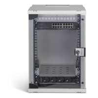 DIGITUS 10" Netzwerk-Set 9HE Wandgehuse und Zubehr grau