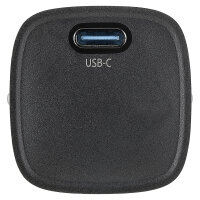 Intenso Power Adapter W30C² GaN, Schwarz UBS-C-Ladeadapter mit 30 Watt Ladeleistung, Leichtes und handliches Design