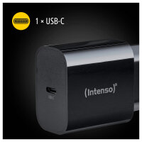 Intenso Power Adapter W20C, Schwarz