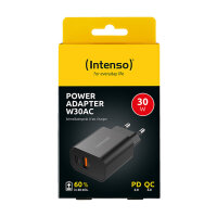 Intenso Power Adapter W30AC, Schwarz