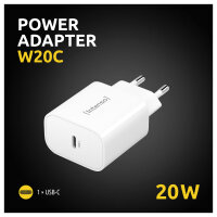Intenso Power Adapter W20C, Weiß Anschluss: 1x...