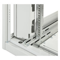 DIGITUS Netzwerkschrank Unique Serie grau 47HE 800x1000mm offenes Gestell