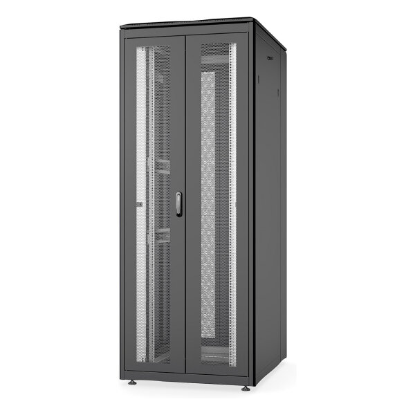 DIGITUS DN-31128-B 42U Netzwerkschrank Unique 2053x800x1000mm doppelfl. perf. Tren schwarz