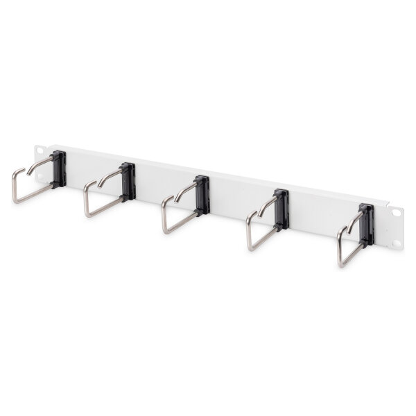 DIGITUS Kabelrangierpanel mit Stahlbügeln 19"-Schränke 1HE