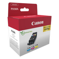 Canon CLI-526 Original Druckerpatronen Multipack Gelb Cyan Magenta 4541B019