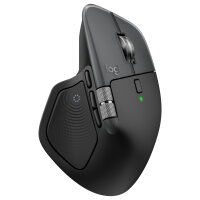 Logitech MX Master 4S für Mac, Space Black, Bluetooth