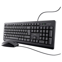 Trust TKM-250 - Tastatur-und-Maus-Set - DE - schwarz