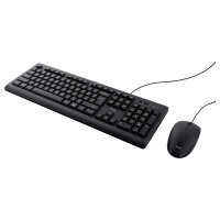 Trust TKM-250 - Tastatur-und-Maus-Set - DE - schwarz