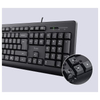 Trust TKM-250 - Tastatur-und-Maus-Set - DE - schwarz