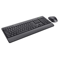 Trust Trezo Komfortables Set aus kabelloser Tastatur und...